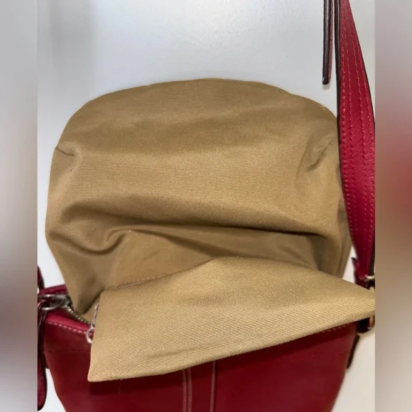 💃COACH Soho Red Crossbody Y2K💃 - Picture 6 of 9